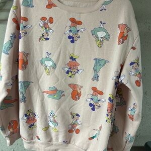 Disney Pink Cartoon Character sweatshirt